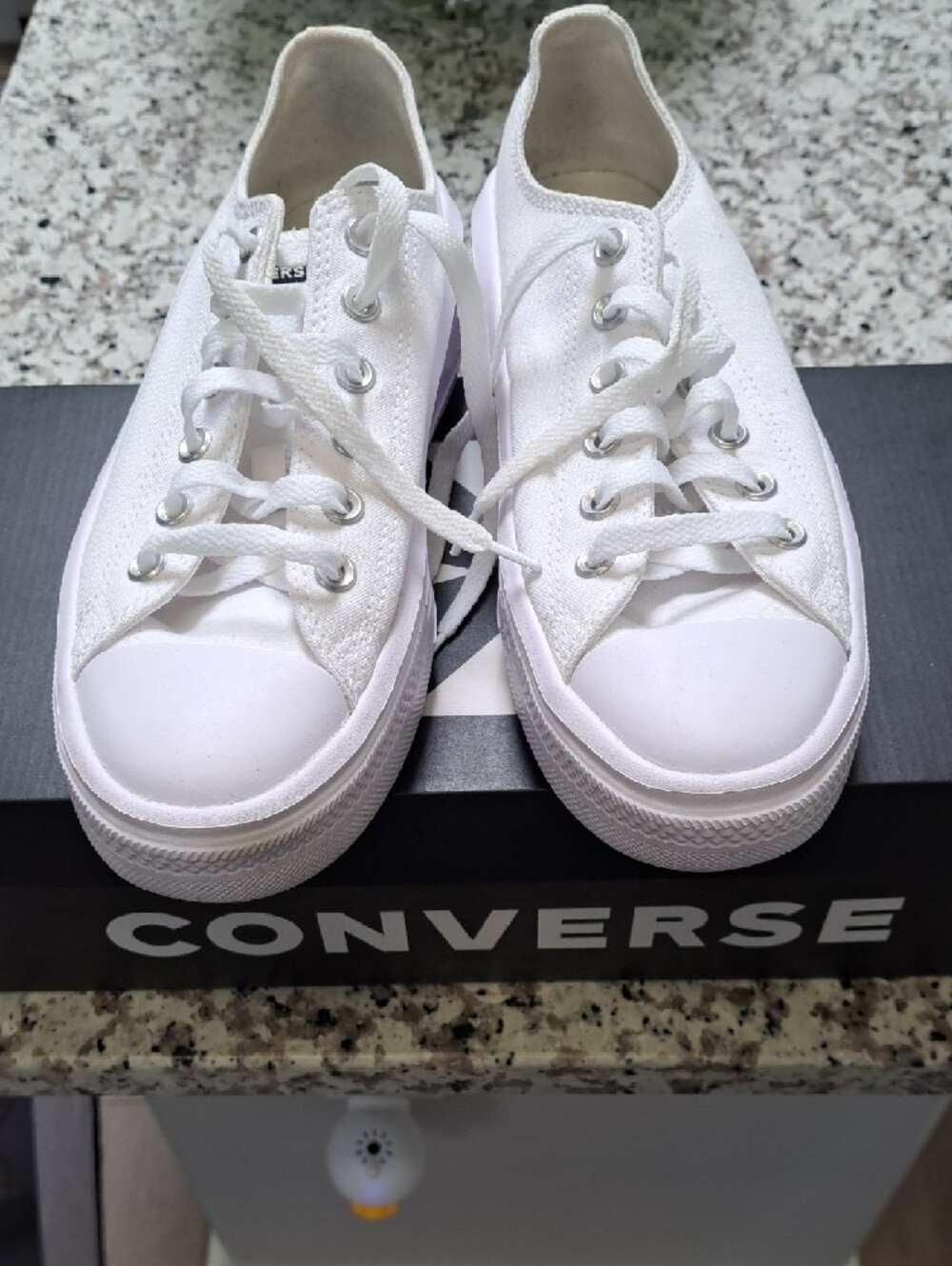 All White Converse Chuck Taylor® All Star® Move Platform Ox